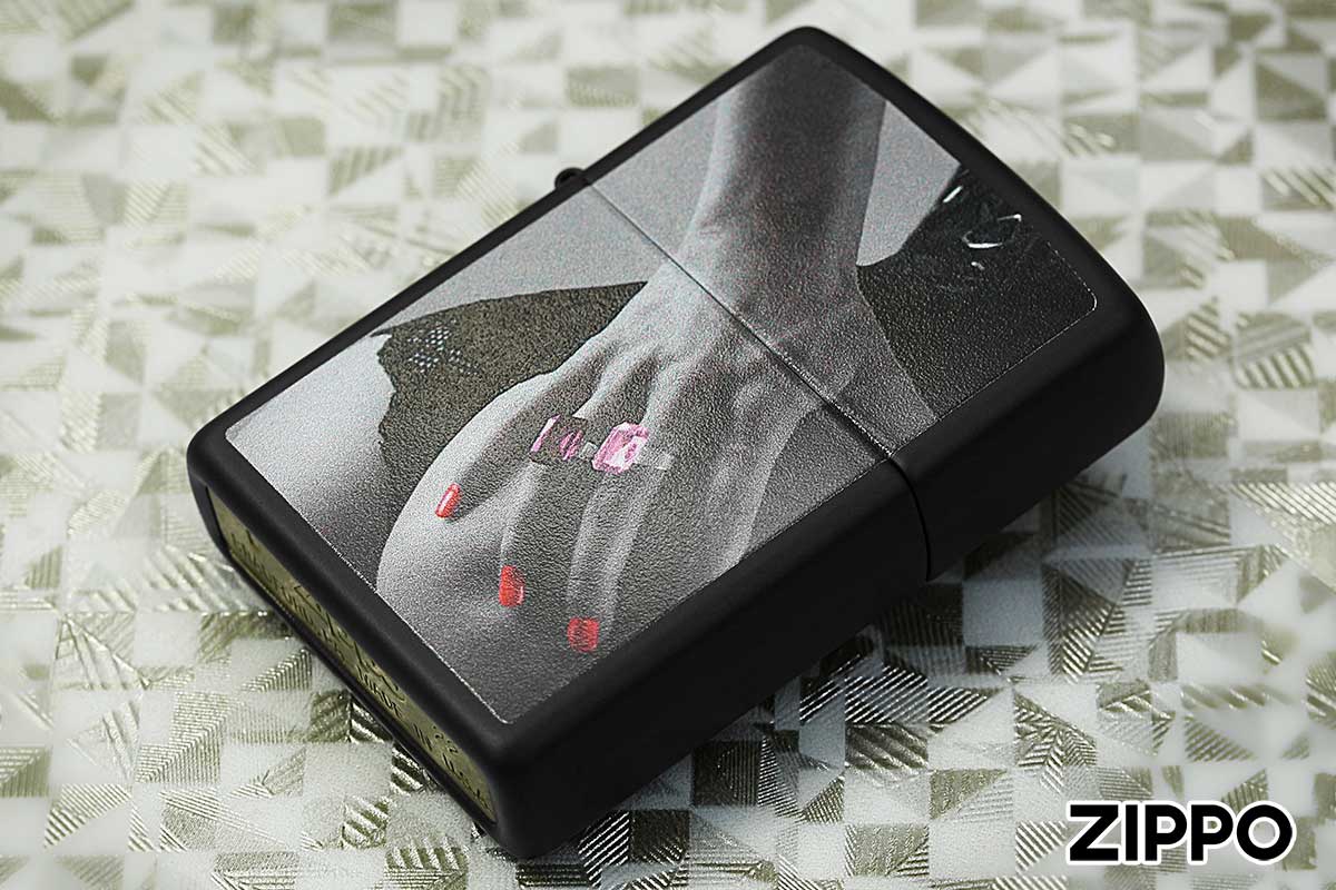 Zippo ジッポー SEXY GIRL セクシーガール Red Nail & Ring Z218-098037 メール便可