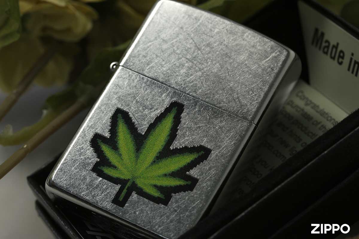 Zippo ジッポー Marijuana Leaf Series マリファナ Digital Weed Z207-112484 メール便可