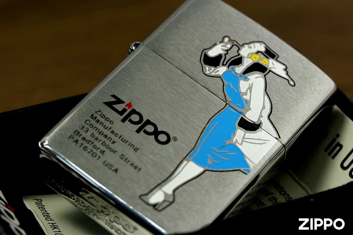 Zippo ジッポー WINDY DESIGN ウインディ デザイン 200-WINDYBL メール便可