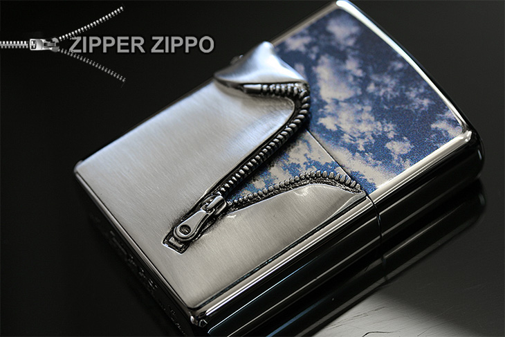 Zippo ジッポー Zipper　metal スカイ