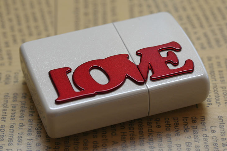Zippo ジッポー LOVE ホワイト