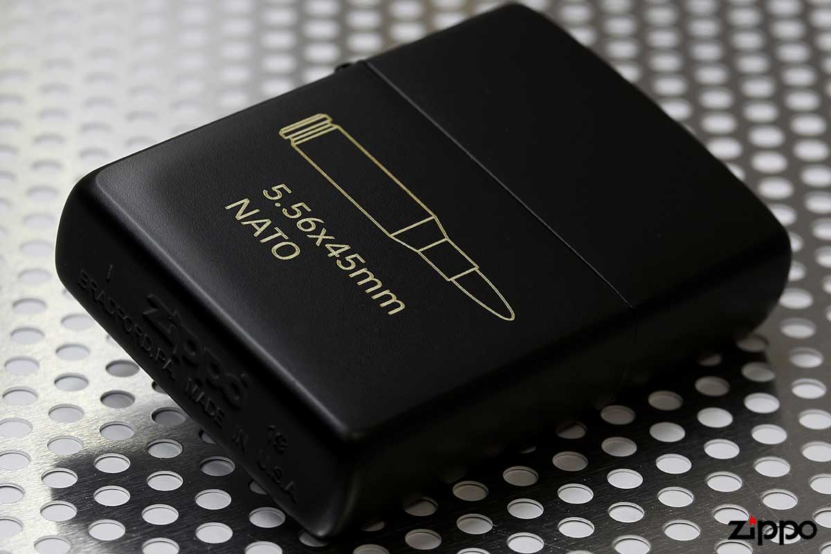 Zippo ジッポー CERAKOTE BULLET セラコート ビュレット NATO BLACK 63470198