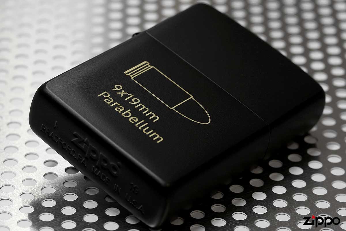 Zippo ジッポー CERAKOTE BULLET セラコート ビュレット Parabe BLACK 63470398