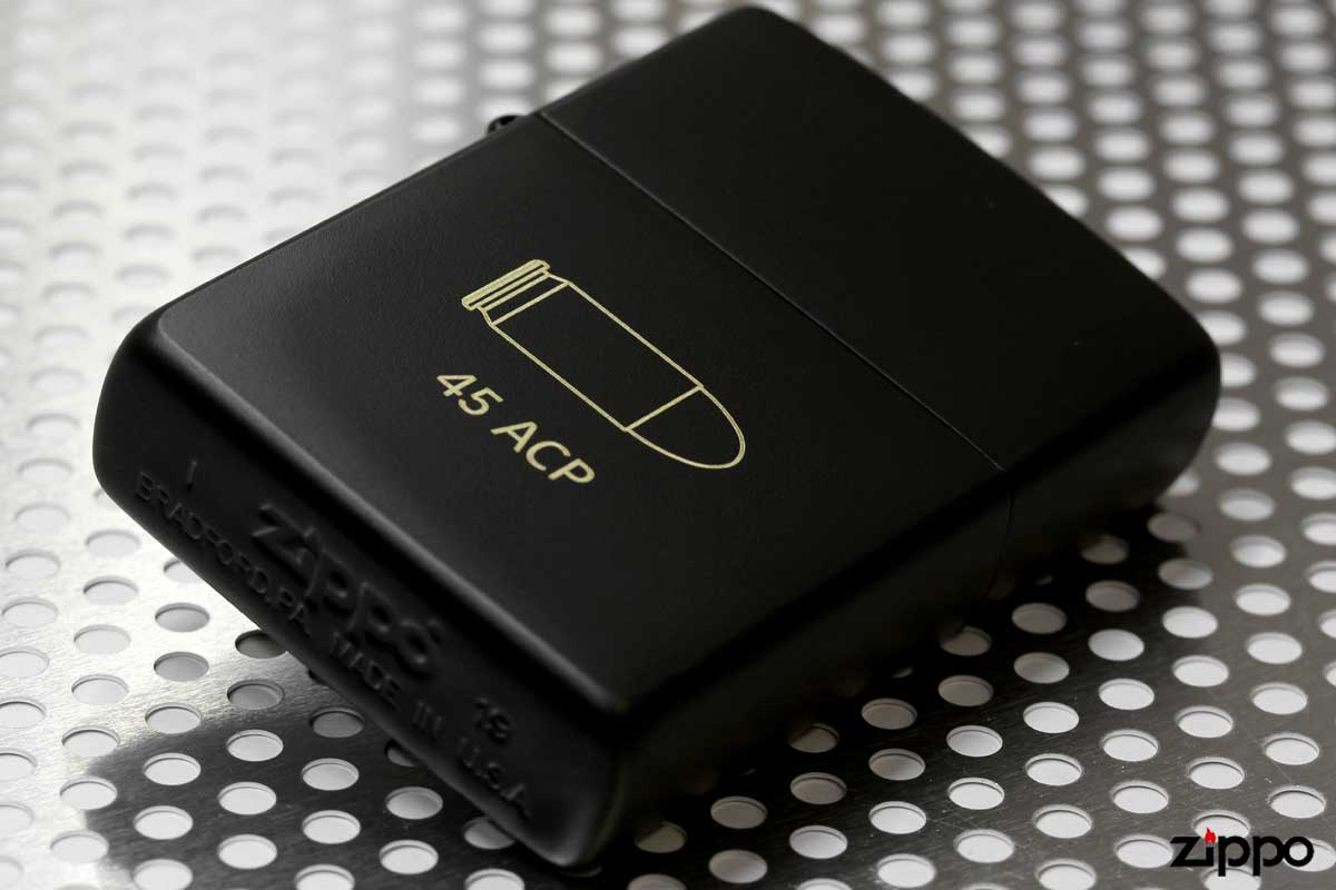 Zippo ジッポー CERAKOTE BULLET セラコート ビュレット 45ACP BLACK