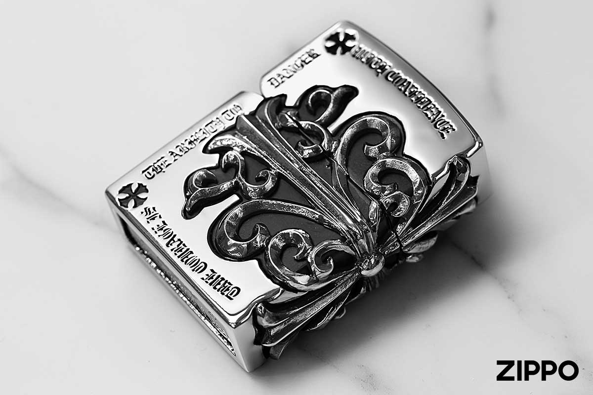 Zippo ジッポー Full Metal Jacket CROSS 3面フルメタルジャケット クロス シルバー 2FMJ-SIDECRSS20