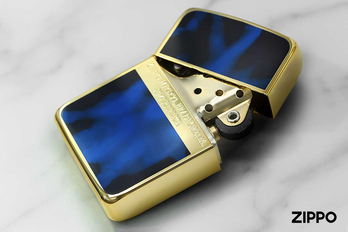 Zippo ジッポー 1941レプリカ Gold Blue ゴールド ブルー 41GD-BLM