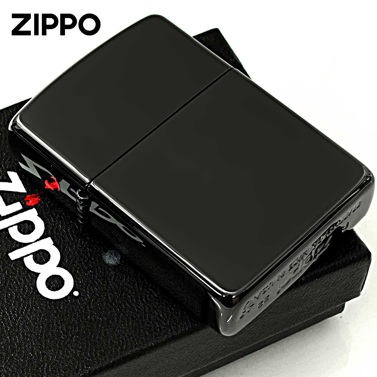 Zippo ジッポー アーマー N8 ブラックチタン サイドロゴ ダウン ARMOR Side Logo dowon 162N8Ti_DW