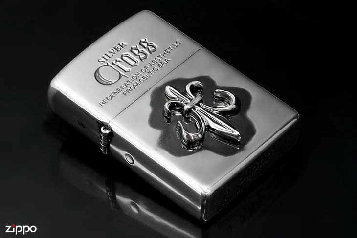 1976年製企業広告シルバー・メタル貼り 【ZIPPO】＊2986392