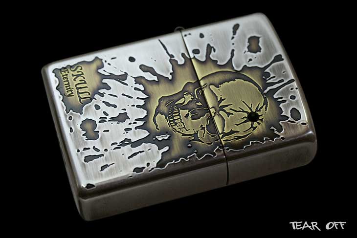 Zippo ジッポー Tear Off 20TOSK-SVB スカル