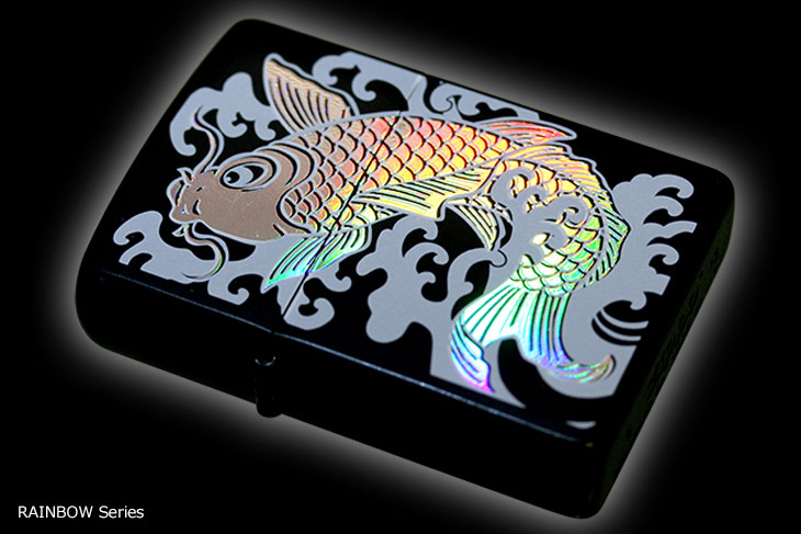 Zippo ジッポー 和柄レインボー KL-BM メール便可