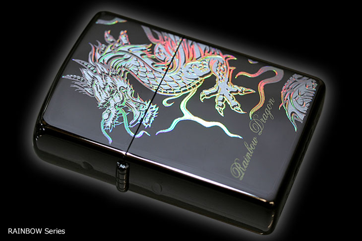 Zippo ジッポー レインボードラゴン TR-BK