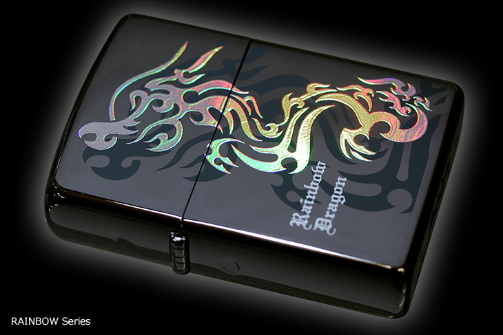 Zippo ジッポー レインボードラゴン TD-BK