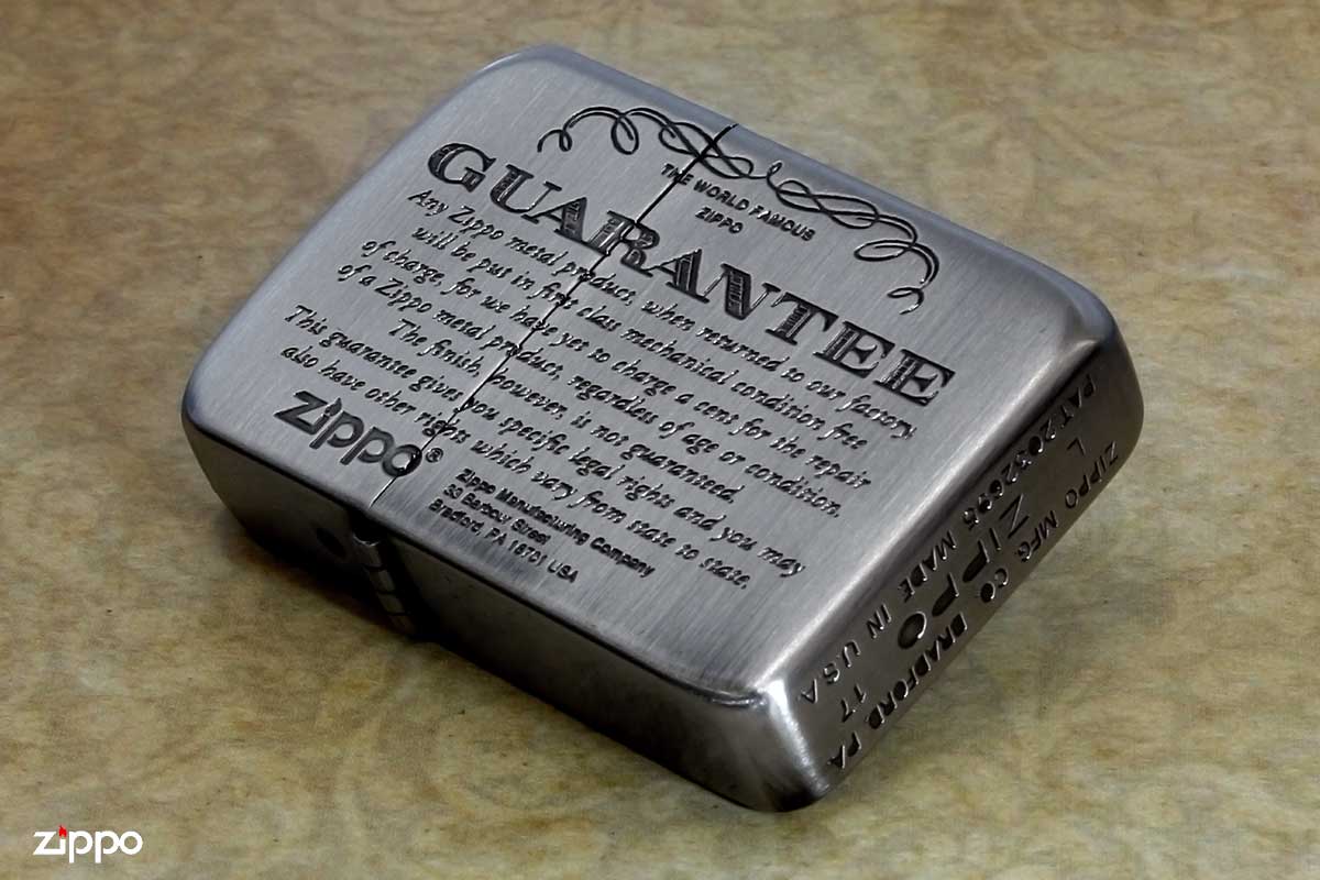 Zippo ジッポー GUARANTEE No.1941 ギャランティー柄 41GRT-NI メール