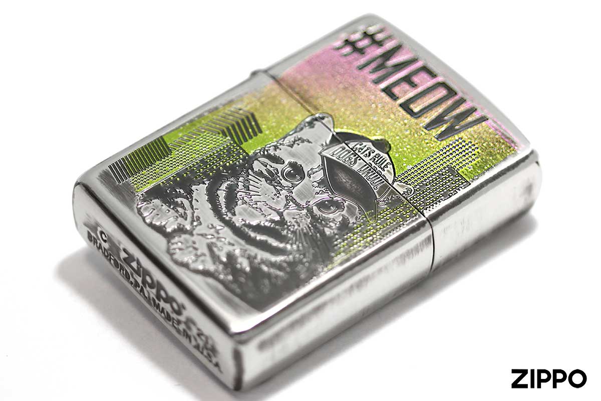 Zippo ジッポー Meow of a cat 猫の鳴き声 CAT-KB メール便可