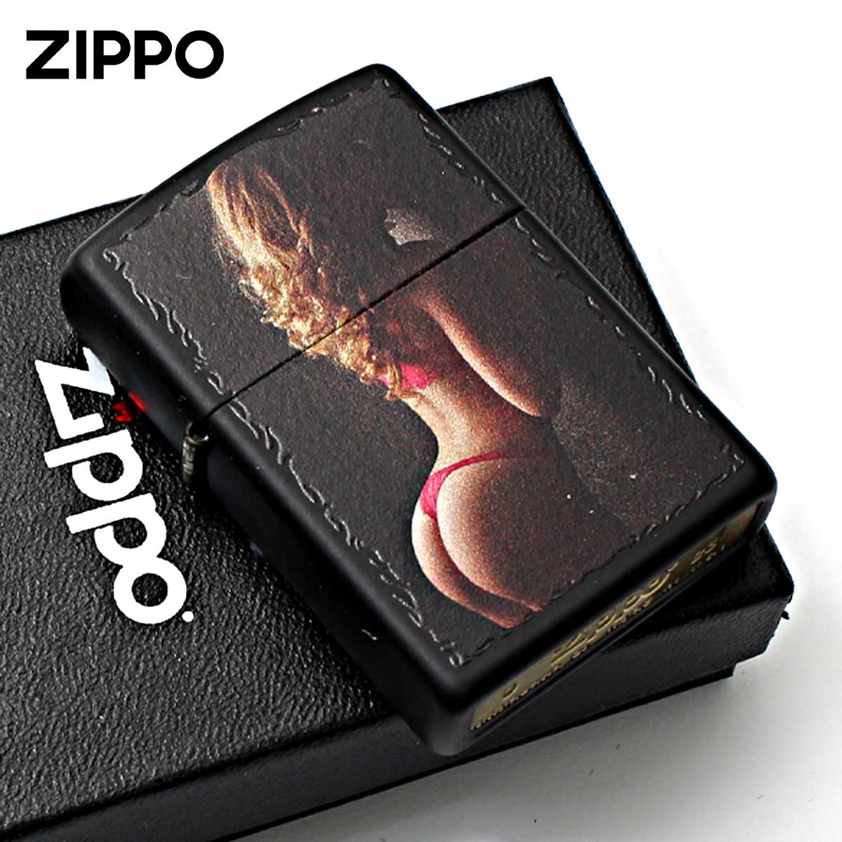Zippo ジッポー セクシー ガール レッド ランジェリー レディ