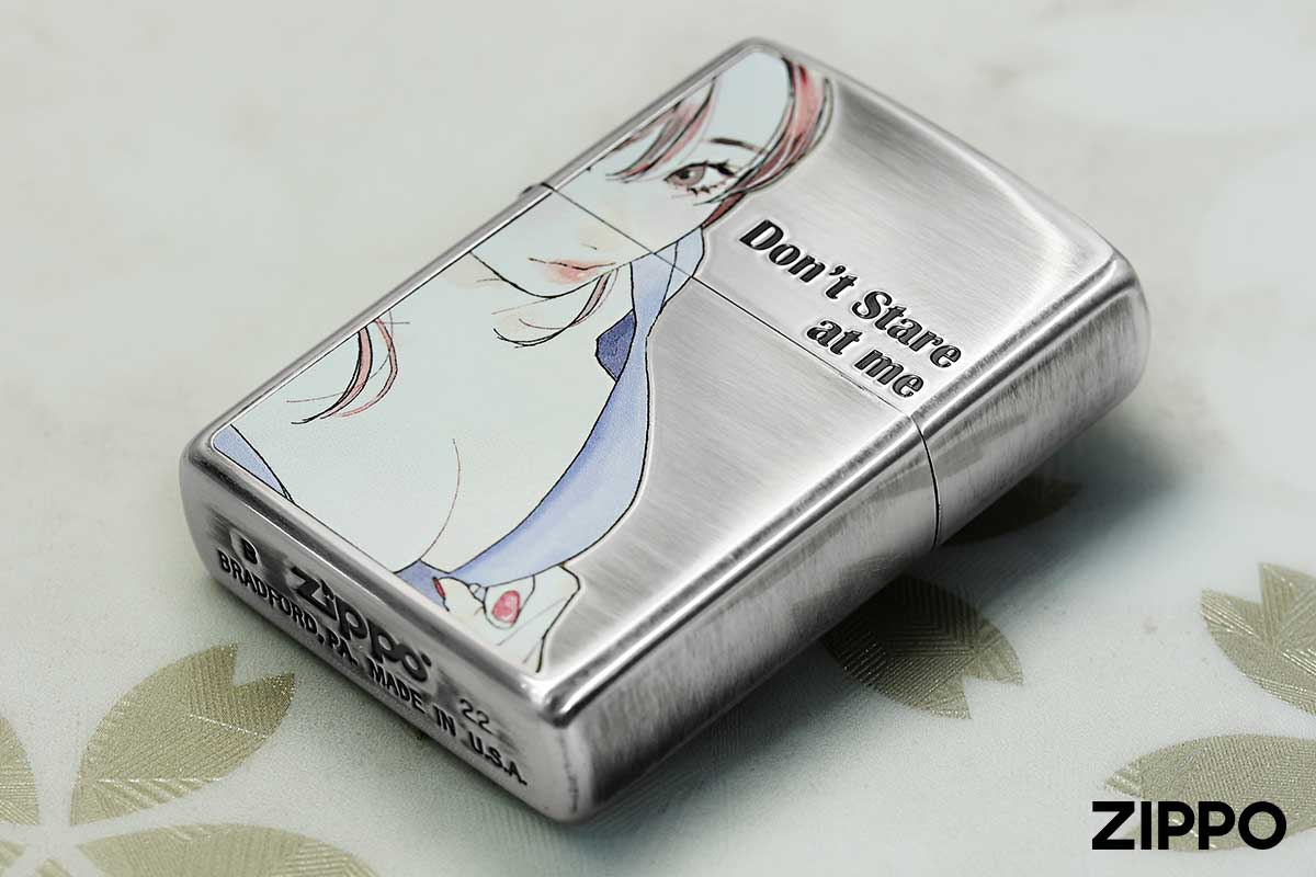 Zippo ジッポー MOE Girl  萌え ガール ブルー MS-KA メール便可