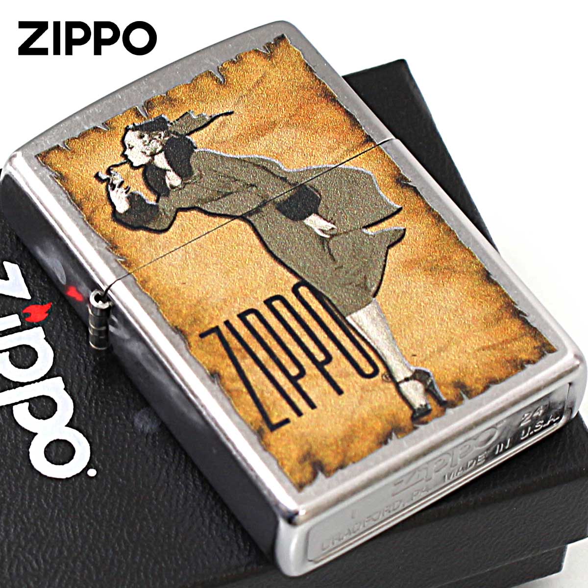 Zippo ジッポー ウインディ ガール Windy Girl アメリカ加工 Processing in USA Z207-119767 メール便可