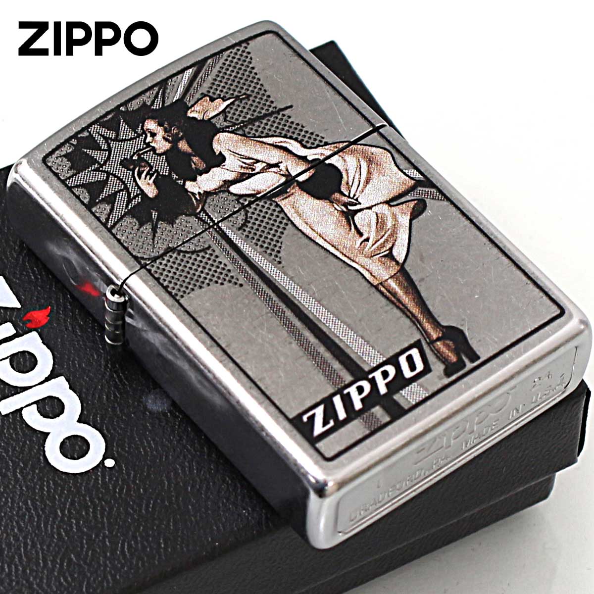 Zippo ジッポー ウインディ ガール Windy Girl アメリカ加工 Processing in USA Z207-119768 メール便可