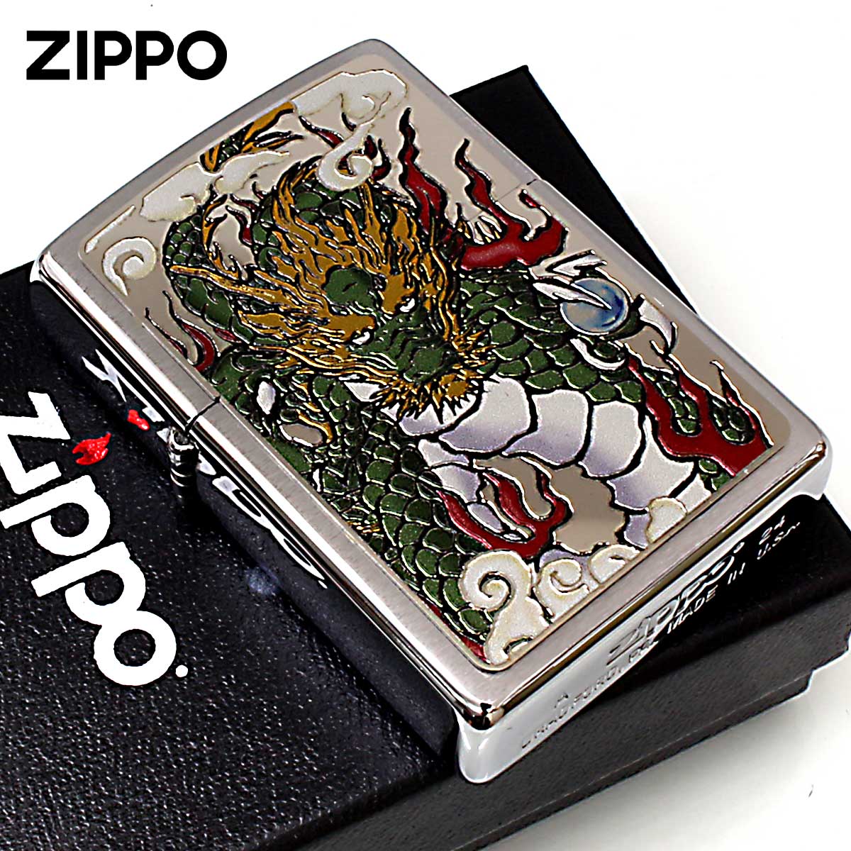 Zippo★十五代 泉龍の図／陶磁器★和 柄・和物 楽天市場】□新品□未使用□ ZIPPO ジッポー 陶磁器 九州 平戸藩