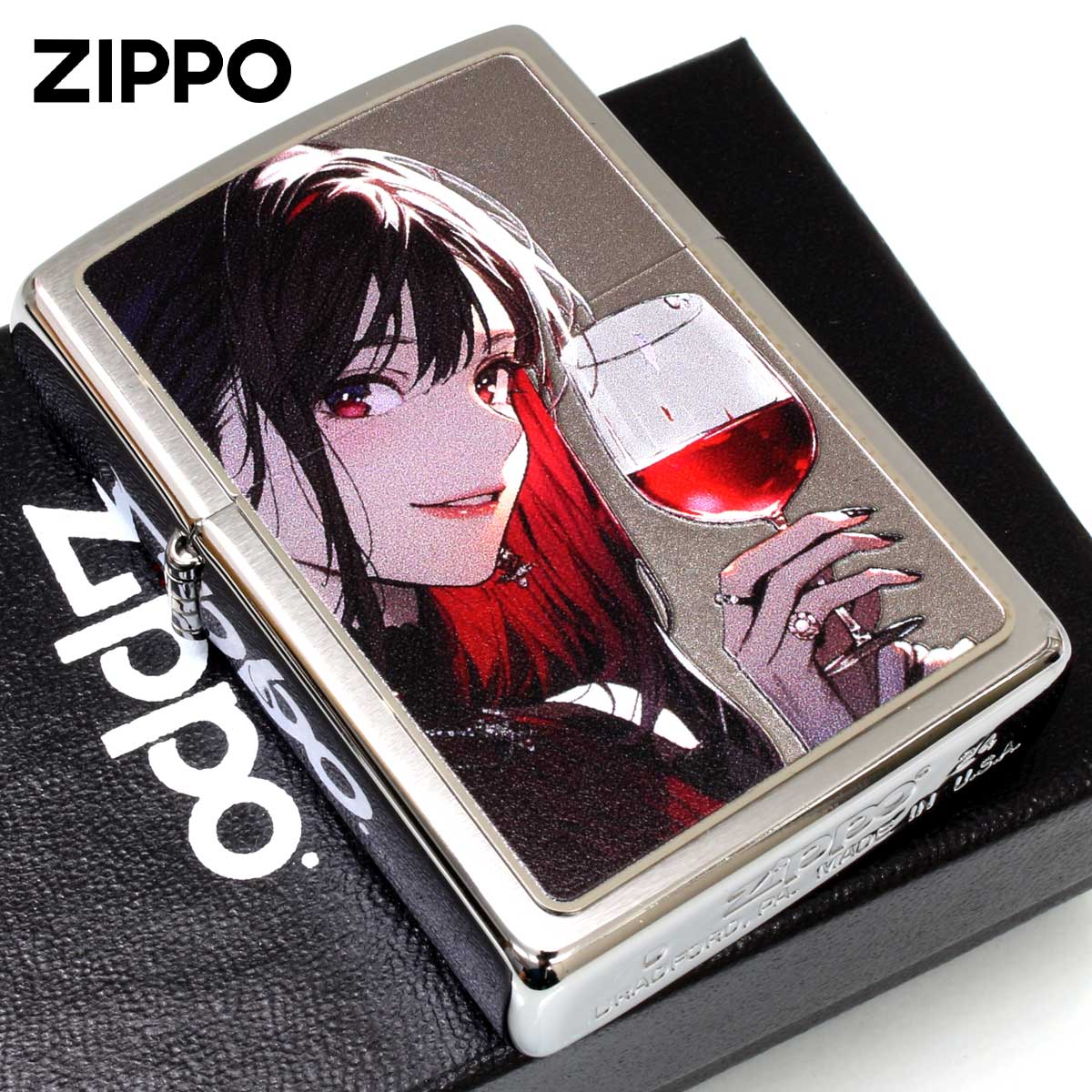 Zippo ジッポー セクシー ガール ドリンク Sexy Drinking Girl ワイン
