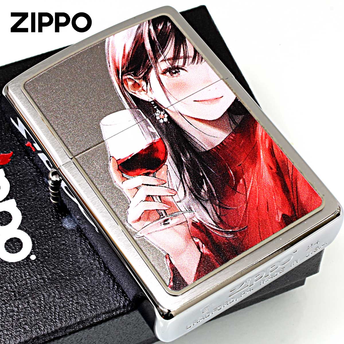 Zippo ジッポー セクシー ガール ドリンク Sexy Drinking Girl ワイン