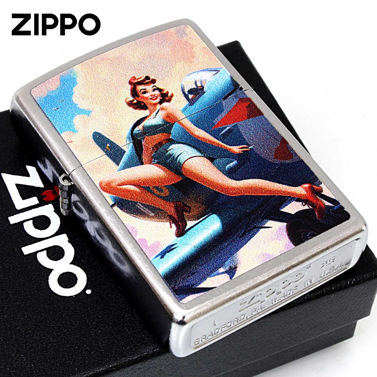 Zippo ジッポー NOSE ART Pin Up Girl Woman ノーズアート ピンナップ