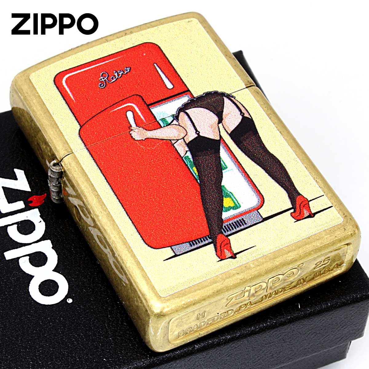 Zippo ジッポー FRIDGE Pin Up Girl 冷蔵庫 ピンナップガール セクシー