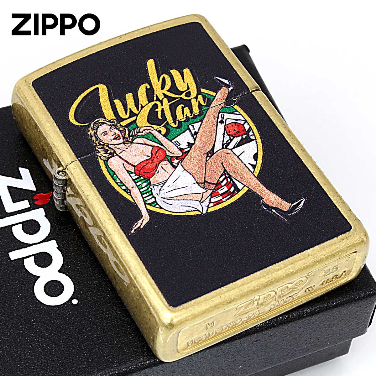 Zippo ジッポー LUCKY STAR Pin Up Girl ピンナップガール セクシー