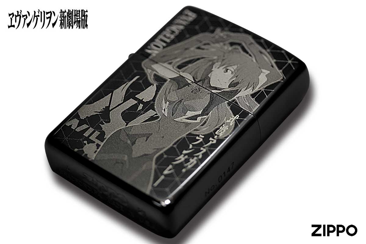 Zippo ジッポー EVANGELION エヴァンゲリオン 新劇場版 Black Titnium Ver.2 式波・アスカ・ラングレー