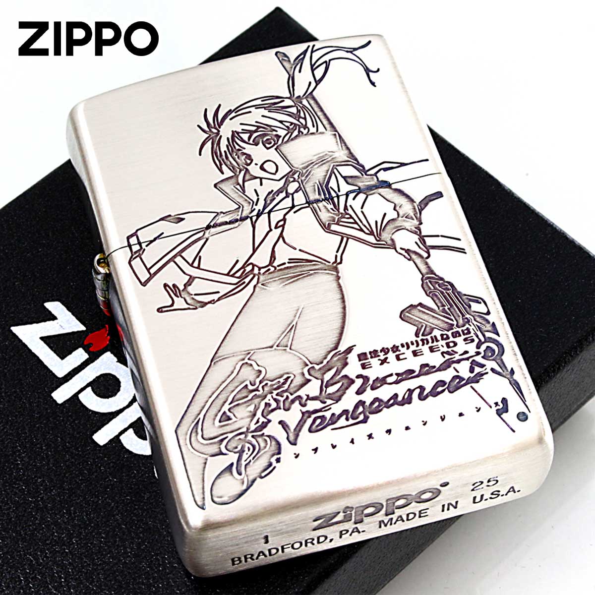 Zippo ジッポー アニメ 魔法少女リリカルなのは EXCEEDS Gun Blaze Vengeance なのは