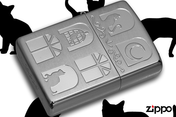 Zippo ジッポー キャットウインドウ SV(1201S514)