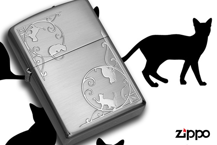 Zippo ジッポー キャットリング SV(1201S516)
