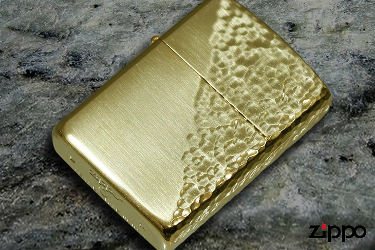 Zippo ジッポー アーマ ハンマートーンハーフ GD(1201S534)