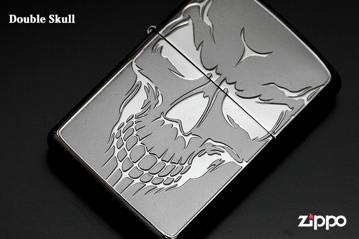 Zippo ジッポー ダブルスカル BK（1201S487）｜Zippo専門店