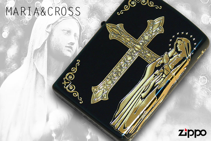 Zippo ジッポー MARIA & CROSS マリア クロス GD 1201S416 メール便可