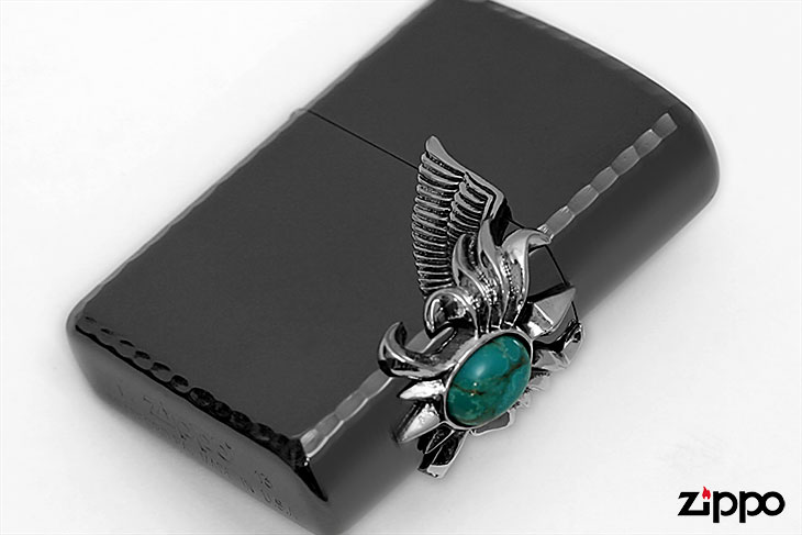 Zippo ジッポー RWストーンターコイズ BKミラー(1201S132)