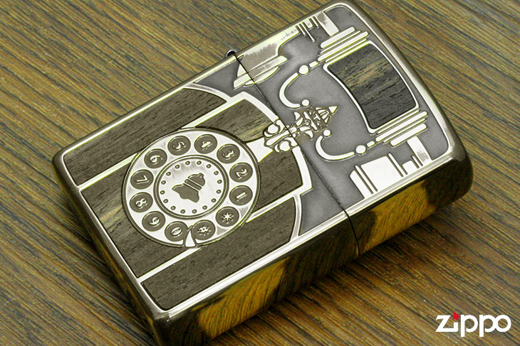 Zippo ジッポー アンティークテレフォン Antique Telephone BS