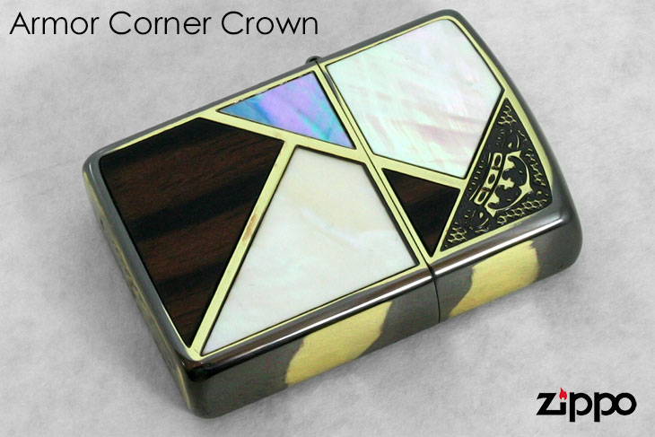 Zippo ジッポー アーマーコーナークラウン Armor Corner Crown S＆W BS 1201S557｜Zippo専門店フラミンゴ：本店