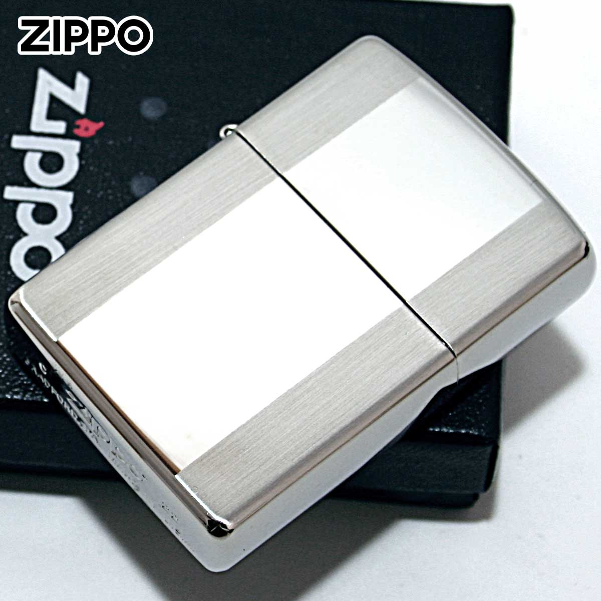 Zippo ジッポー スタンダードハーフ サテーナ ポリッシュ