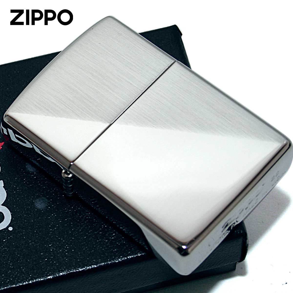 高品質 Zippo ポリッシュ サテーナ スタンダードハーフ ジッポー その他