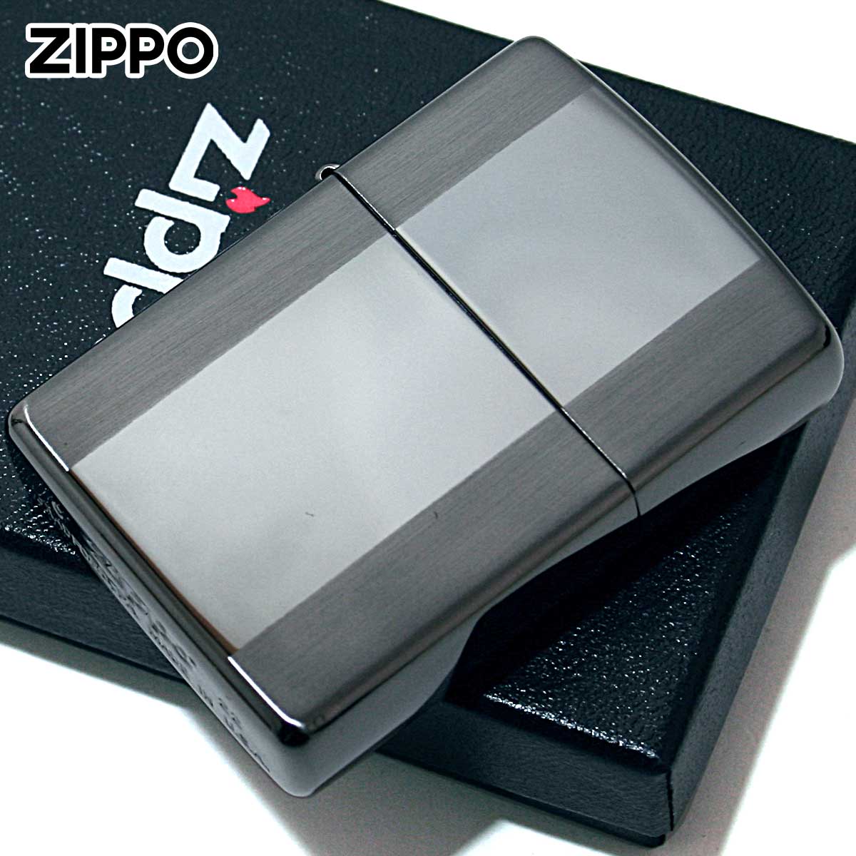 Zippo ジッポー スタンダードライン サテーナ ポリッシュ ブラック