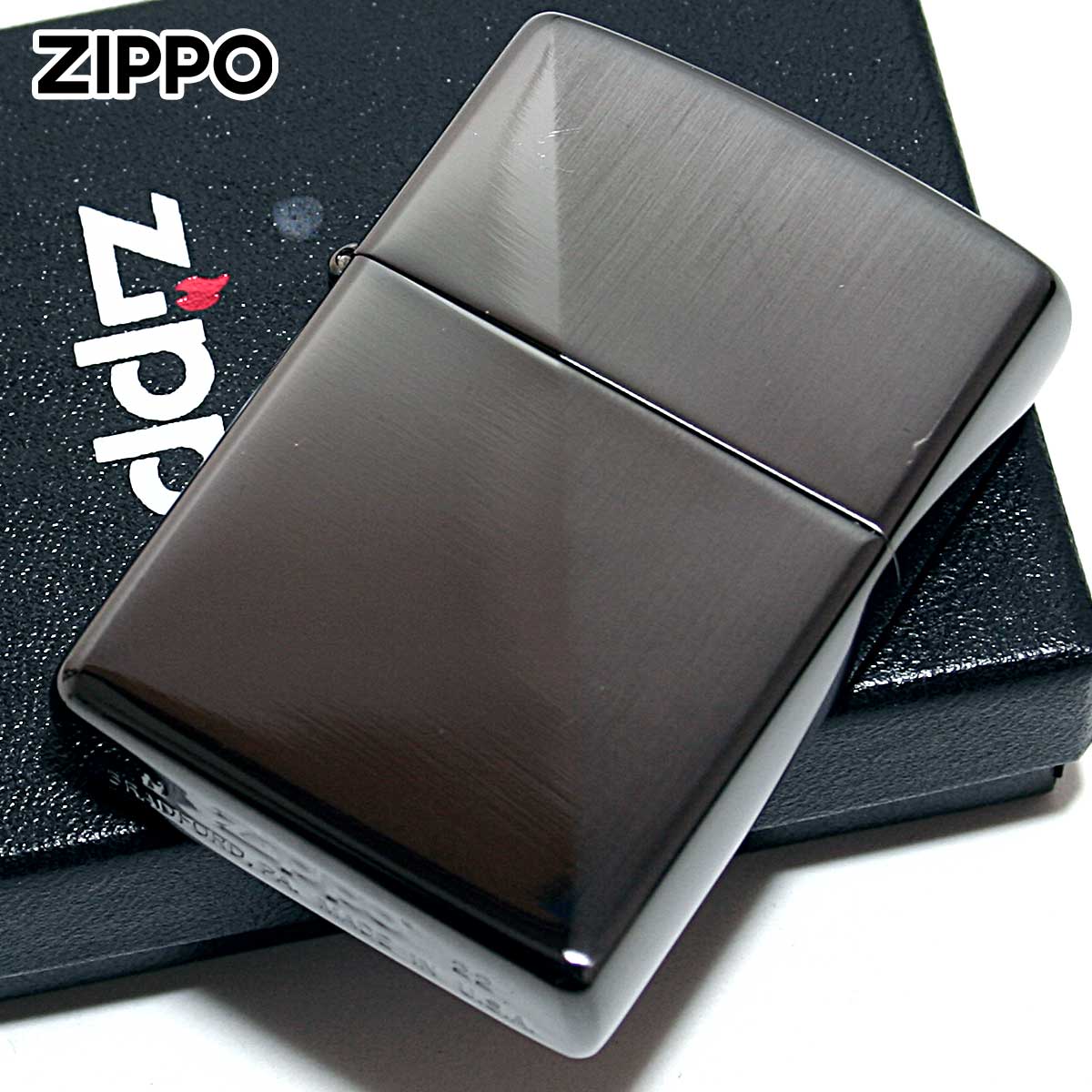 超特価激安 Zippo ジッポー スタンダードハーフ サテーナ ポリッシュ その他