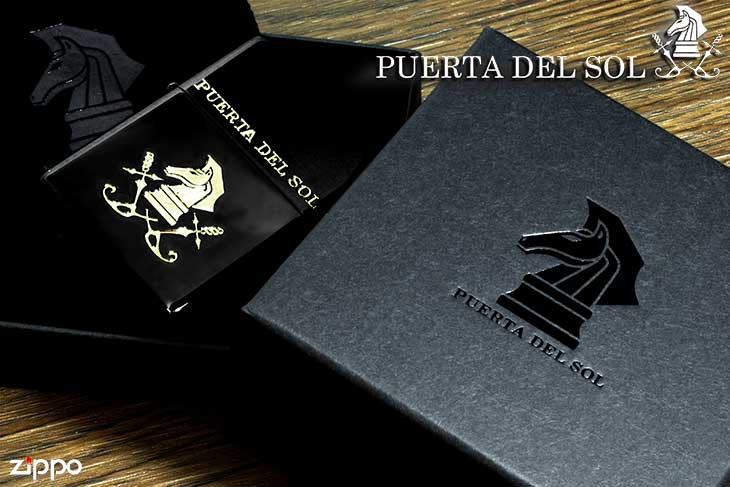 Zippo ジッポー PUERTA DEL SOL プエルタデルソル ナイト BK&GD PU ZP0003