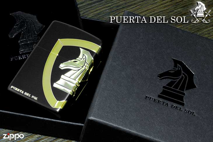 Zippo ジッポー PUERTA DEL SOL プエルタデルソル Knight Matt BK PU ZP0010