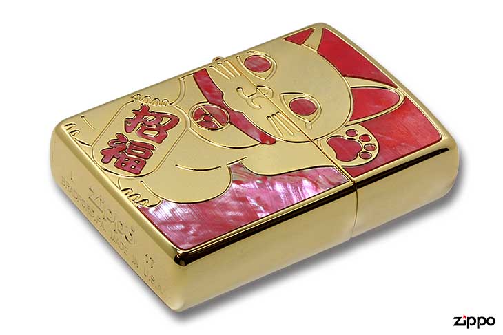 Zippo ジッポー SHELL LUCKY CAT シェル ラッキーキャット 1201S688 YGD