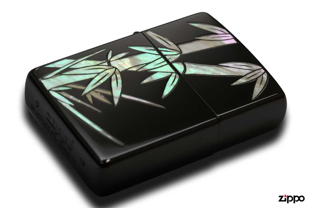ZIPPO アーマー バンブー 竹柄 深彫り 両面加工 16DC-8 ARMOR