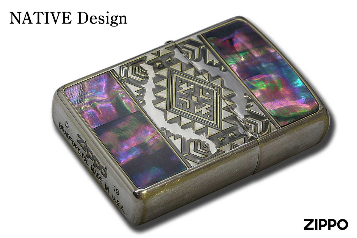 Zippo ジッポー NATIVE Design ネイティブデザイン P1SH 1201S733