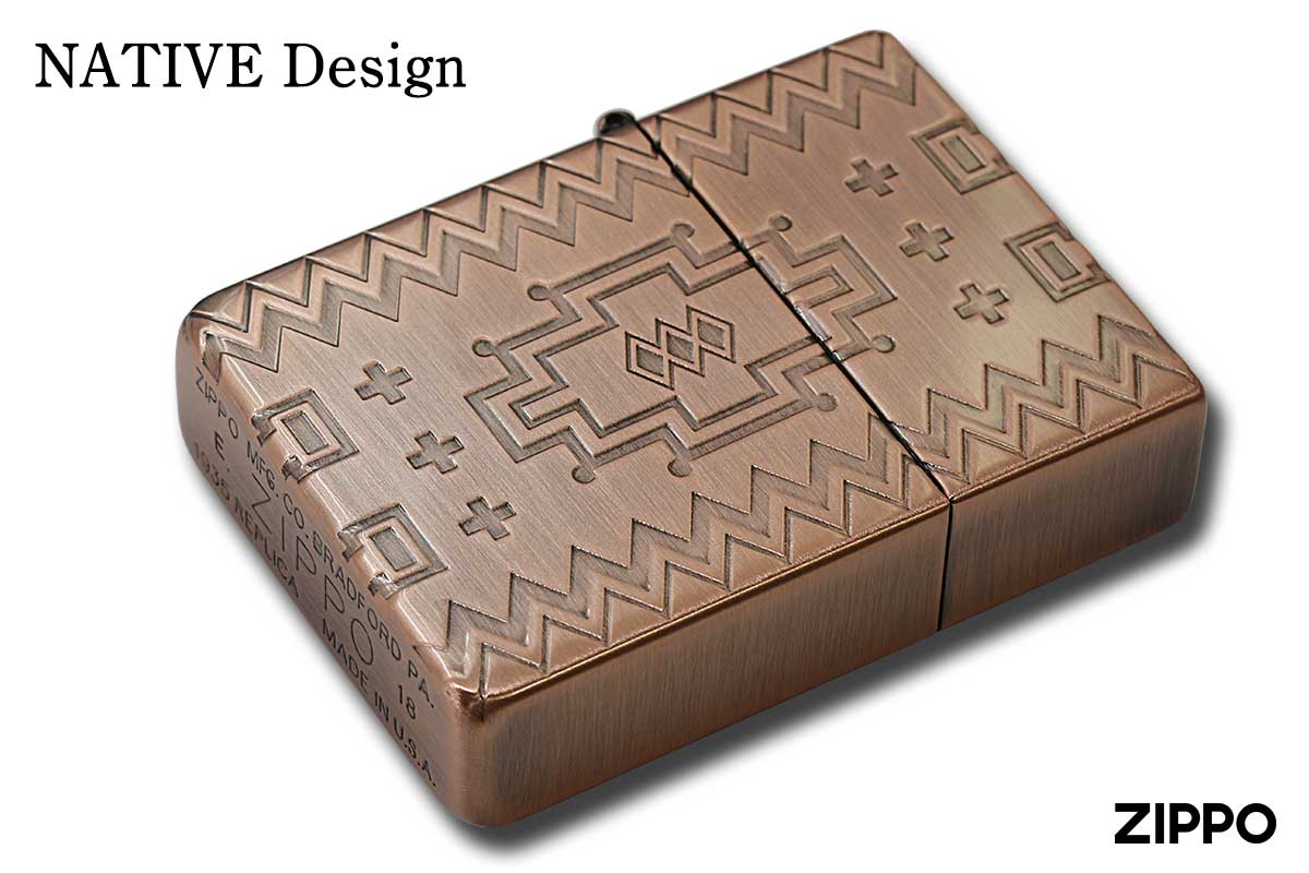Zippo ジッポー NATIVE Design ネイティブデザイン P1CP 1201S735