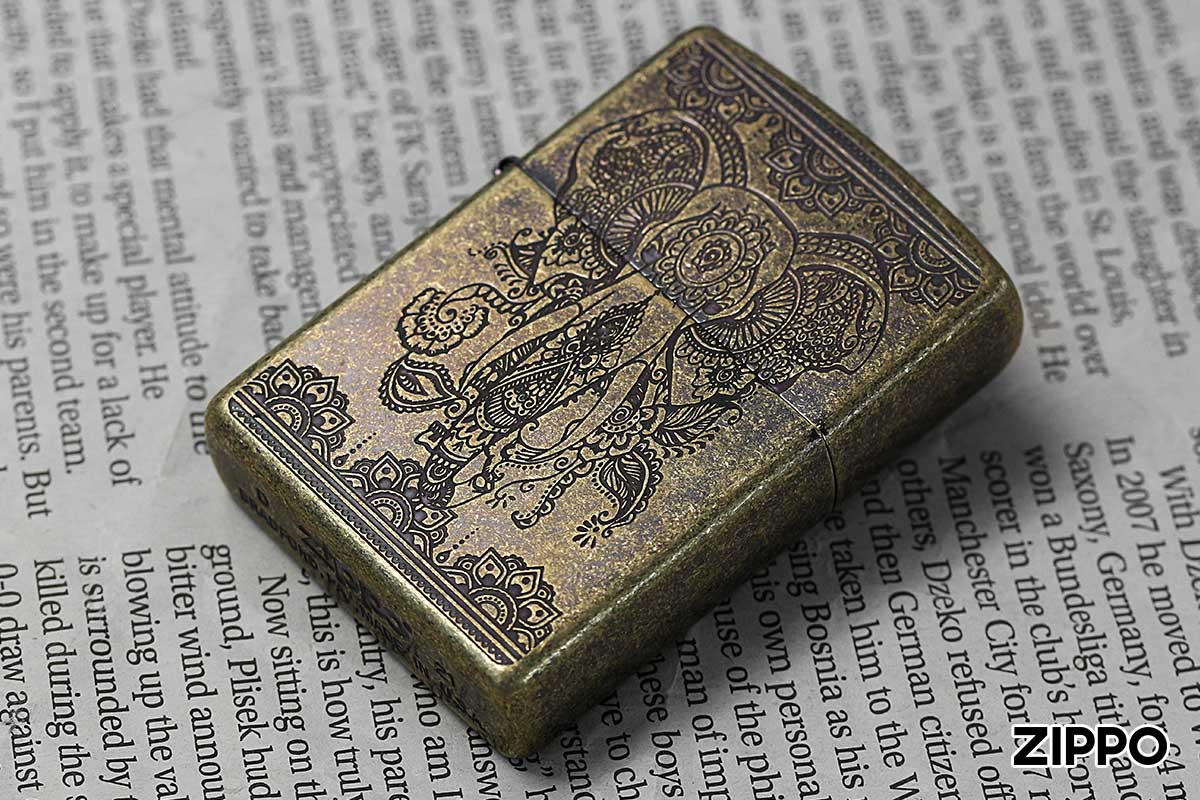 Zippo ジッポー INDIAN ELEPHANT インディアン エレファント A BS 1201S799 メール便可