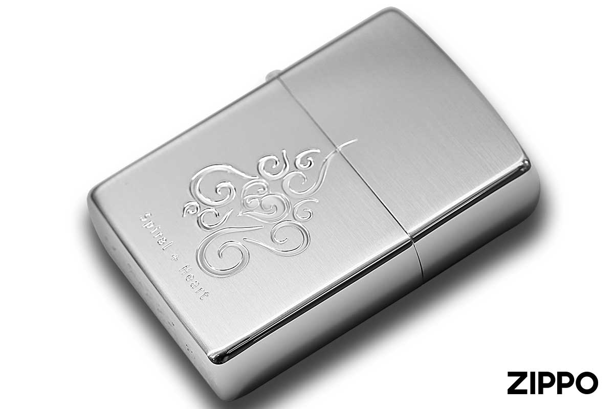 Zippo ジッポー Spiral Heart Chaos スパイラルハート カオス 1201S810 メール便可